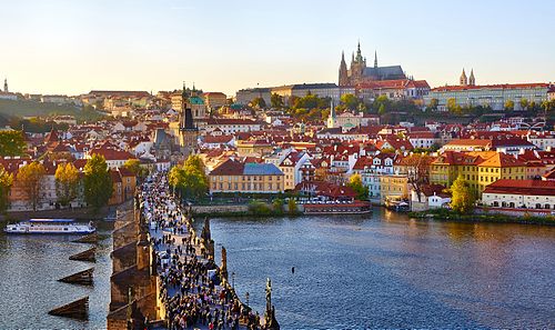 Prague Castle and Charles Bridge