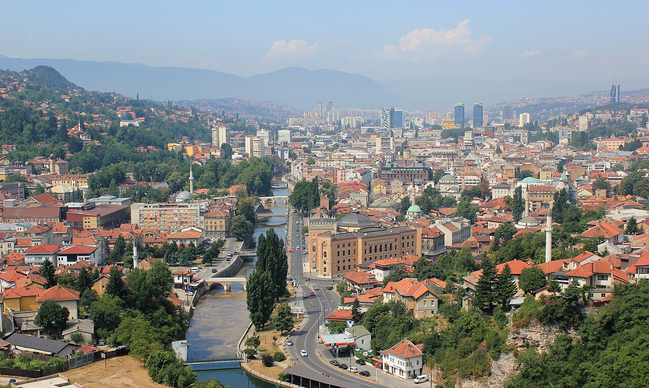 Baščaršija Old Bazaar in Sarajevo
