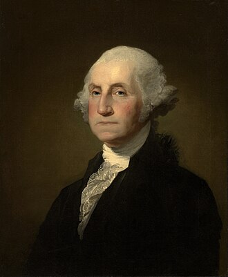 George Washington portrait by Gilbert Stuart, c. 1796